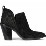 Jeffrey Campbell  Rosalee Snake Embossed Leather Booties in‎ Black Size 8 Photo 0