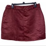 Rue 21  large skirt maroon color5 button front Photo 3