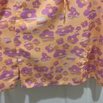 Wild Fable  Orange & Purple Daisy Floral Print Spaghetti Strap Mini Dress Photo 3