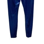 Athleta  Elation Velvet Cropped Leggings Women’s Size Medium Blue Scaro Yoga Photo 7