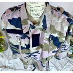 Zadig & Voltaire Cropped Camouflage Print Denim Jacket M Photo 7