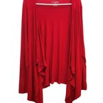 Lane Bryant Open Front Fit & Flare Overpiece Cardigan Sweater Red Size 18/20 Photo 1