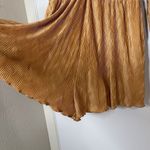 Le lis NEW! Golden yellow pleated bell sleeve V-neck romper size Medium Photo 3