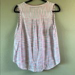 P&Co Bass popover sleeveless blouse sz XL stripe Photo 6