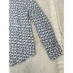 Alexander Jordan Womens Button Shirt Top medium Blue and White NWT Photo 5