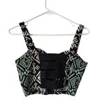 Urban Outfitters Staring at Stars  Aztec Southwest Crop Corset Style Whimsigoth Photo 6