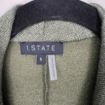 1. State  Cozy Sparkle Surplice Crisscross Metallic‎ Green Top Small Holiday Party Photo 3