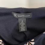 International concepts Black Boho Print Knee-length Shirt Dress Photo 9