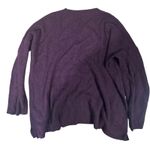 Madewell  Burgundy Wool Blend Waffle Knit Crewneck Long Sleeve Sweater Size S Photo 1