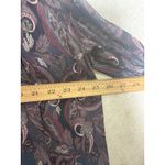 Free People  Modern Muse Button Down Long Sleeve Paisley Print‎ Blouse Top Boho Photo 6