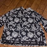 Veranesi Black and White Elegant Blouse 3/4 sleeves top shirt woman’s 4X Photo 3