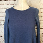 COS NWOT‎  Blue Wool Front Fuzzy Swing Dress Photo 1