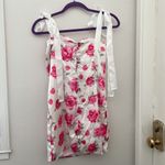 Sexy Rose Bodycon Dress Red Photo 3