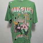 Buckle Retro Pink Floyd Washed Green Distressed Animals Band S/M T-Shirt Photo 1
