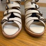 Freebird Quinn Open Toe Strappy Buckles Cream Sandal Booties Size 6 Photo 5