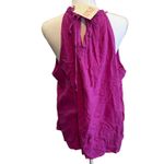 Knox Rose  Women's Magenta Pink Woven Halter Tank Top - Size XXL - NWT Photo 7