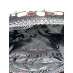 Black Woven Structured Wooden Daisy with Beading African Tote Bag Photo 5