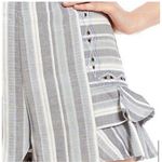 Anthropologie Womens  Gianni Bini Striped Emb High Waisted Shorts - Sz S Photo 5