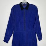 Eddie Bauer Vintage 1990s Corduroy Embroidered Midi Dress Small Petite Photo 2