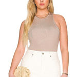 Good American  Angled Rib High Neck Bodysuit Size 3 / US L Photo 0