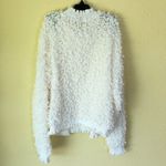 cupio Fancy Knit White frill Sweater M Photo 7