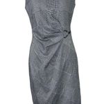 Enfocus Studio Womens Sleeveless Plaid Sheath Dress Size 6 Gray & Black Photo 0