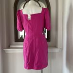 French Connection  Puff Sleeve Cutout Dress, Wild Rosa Size 10 New w/Tag $118 Photo 4