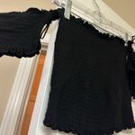 Fiore Black Stretchy Off The Shoulder Top Photo 5