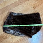 Vintage Mink stole Chic Brown Fur Wrap Capulet Photo 8