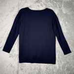 Banana Republic  Shirt Womens Medium Blue‎ Tunic Top Casual Neutral Minimalist Photo 2