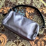 Sundance  METALLIC GOLD TONE LEATHER SHOULDER BAG. O/S Photo 0