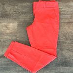 The Limited  12 Coral Cropped Skinny Dress Slack Pant Photo 0