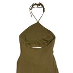 Significant Other Toffee Brown Hallie Halter Maxi Dress Womens US 4 Photo 6