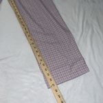 Nasty Gal NWT  Sz 10 High Waisted Tapered Check Pants In Lilac Photo 9