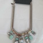 EXPRESS Silver Gem & Rhinestone Necklace NEW Photo 1