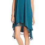 The Jetset Diaries Deep Emerald Imperial Sleeveless Chiffon Mini Dress Small Photo 6