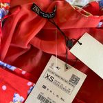 ZARA NWT FLORAL WRAP DRESS CHIFFON FABRIC BLOGGERS FAV Photo 8