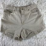 Vintage Tan Khaki Jean Short Cutoffs Sz 29 Photo 0