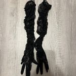 For Love & Lemons $259 Jourdan Black Mini Strapless Dress Gloves Goth Punk Sheer Photo 6