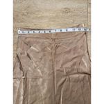 DO+BE  Gold  Metallic Flowy Skirt Size S A-line‎ Photo 2