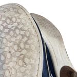 Coach  Black & White Leather Slip On Boat Shoe Loafers Women SZ 6.5 Photo 9