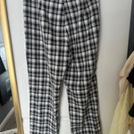 Black Crop Top and Plaid Pants Size 28 Photo 3