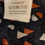 Seidensticker European Geometric Printed Short Sleeve Midi Dress Size Large NWT Blue Photo 12