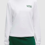 Lululemon Cotton French Terry Crewneck Pullover Tennis Club XL White Alouette Photo 0