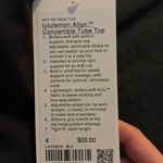 Lululemon Black  align convertible tube top Photo 3