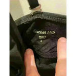 Garnet Hill  Black Tankini Top, size 2 Photo 1