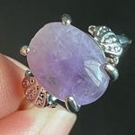 Amethyst Purple ring size 9 Photo 4