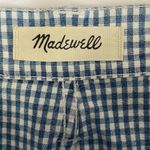 Madewell  Stretch Straight gingham denim skirt Photo 4