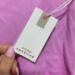 Good American  Pink Candy Wash Rib Tank - Size Large Photo 4
