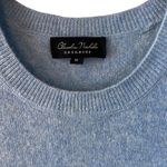 Claudia Nichole Blue 100% Cashmere Short Sleeve Sweater Size Medium Photo 2